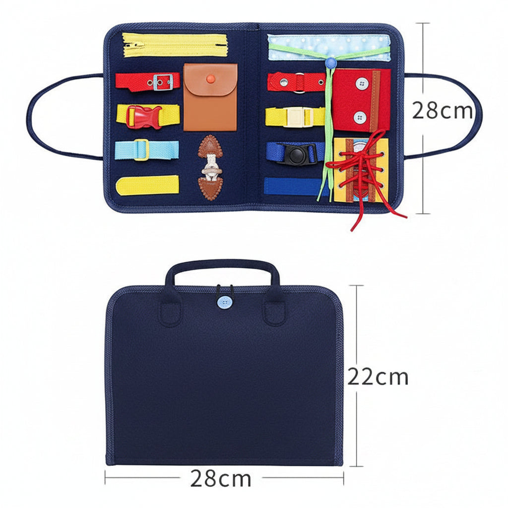 Children's dress-up accessory set with dimensions displayed